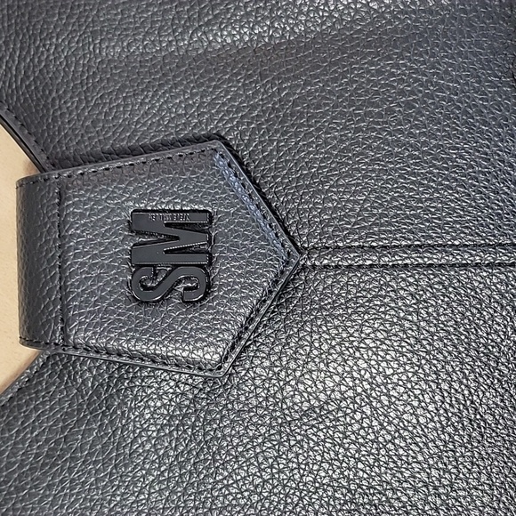 Steve Madden Black Vegan Pebble Leather Bstewie Hobo Bag EUC - Picture 3 of 10